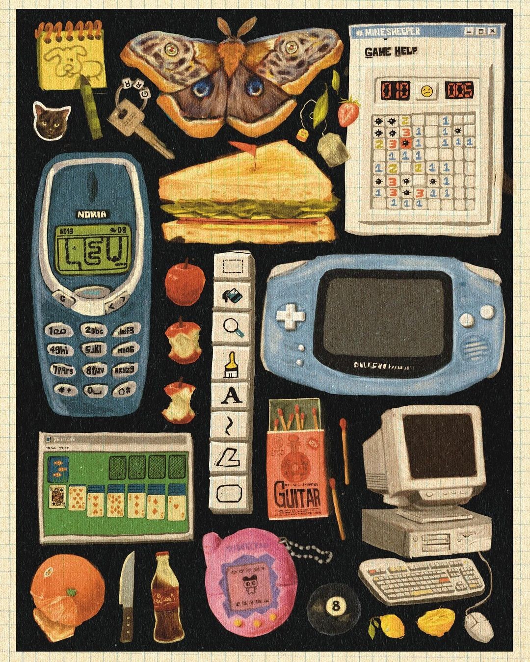 An Instagram carousel post added by prokerstinator on Dec 09, 2023. The author is @artcyll.