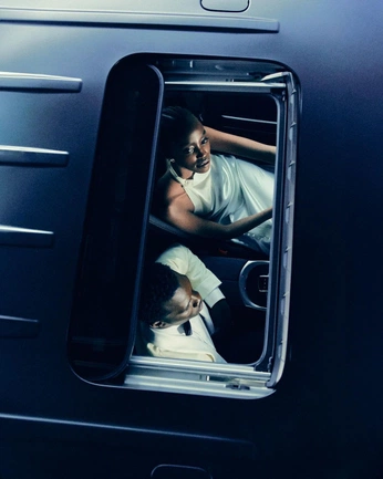 A cover of "AMG mv moodboard" cluster. The owner is a.khil. The cluster consists of 26 elements.