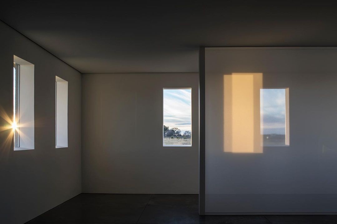 Robert Irwin's installation untitled (dawn to dusk) at The Chinati Foundation. Photo by Alex Marks.