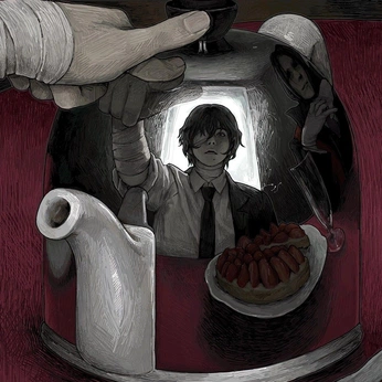 A cover of "Bungo Stray Dogs (BSD)" cluster. The owner is starfishy. The cluster consists of 2 elements.