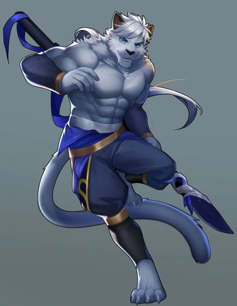 A cover of "Furry Art (Male Felines)" cluster. The owner is laushen. The cluster consists of 354 elements.