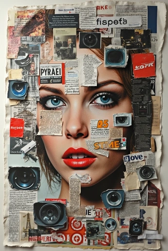 A cover of "collages" cluster. The owner is vamackeyspace. The cluster consists of 4 elements.