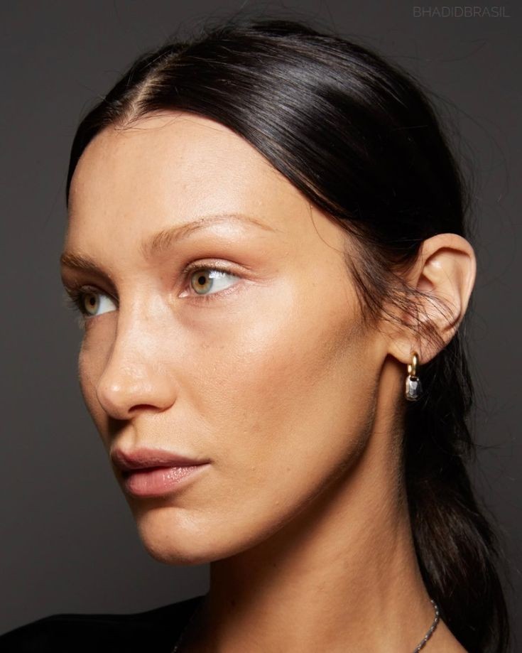 A portrait of model Bella Hadid.