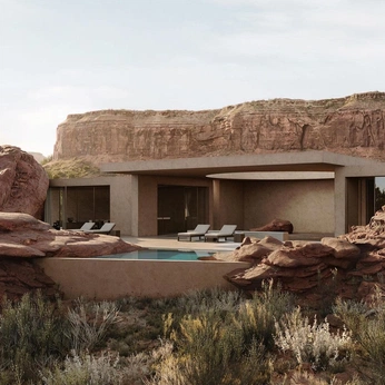 A cover of "Brutal material" cluster. The owner is syttelf. The cluster description is "the easy way of transmitting landscapes into cultural buildings". The cluster consists of 42 elements.