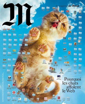 A cover of "MAGAZINE" cluster. The owner is cabrochico. The cluster consists of 21 elements.