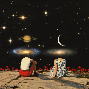 A cover of "LOVE IN SPACE" cluster. The owner is daretobediff. The cluster consists of 2 elements.