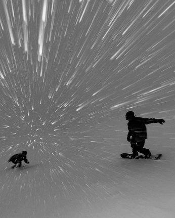 A cover of "B&W Photography" cluster. The owner is emmahannaway. The cluster consists of 2 elements.