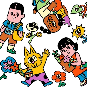 A cover of "Illustration" cluster. The owner is mstennett. The cluster consists of 9 elements.