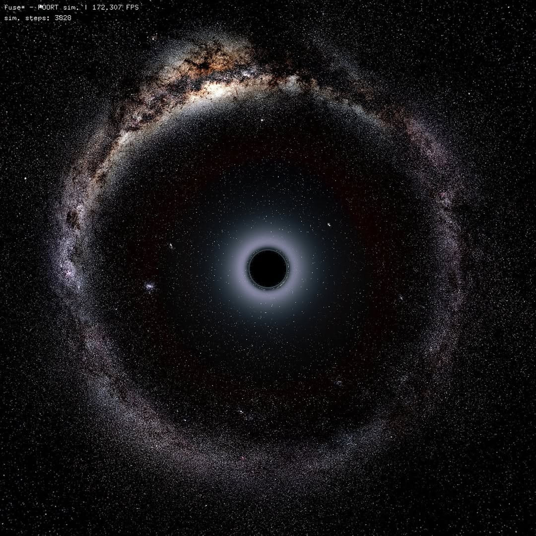 An Instagram  post added on Nov 23, 2024. The author is @fuse_works. May present: milky way.