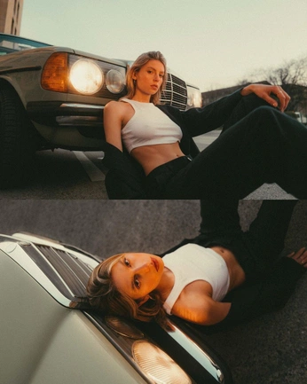 A cover of "Car Photoshoot/Roadtrip" cluster. The owner is toms. The cluster consists of 16 elements.