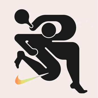 A cover of "Sport Illustration" cluster. The owner is hardbody. The cluster description is "character, humor, movement, color play". The cluster consists of 9 elements.