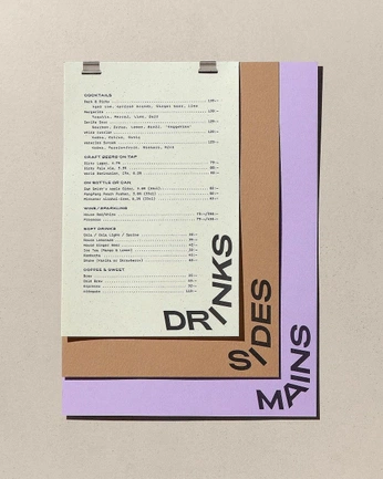 A cover of "Menu" cluster. The owner is blrdn. The cluster consists of 6 elements.