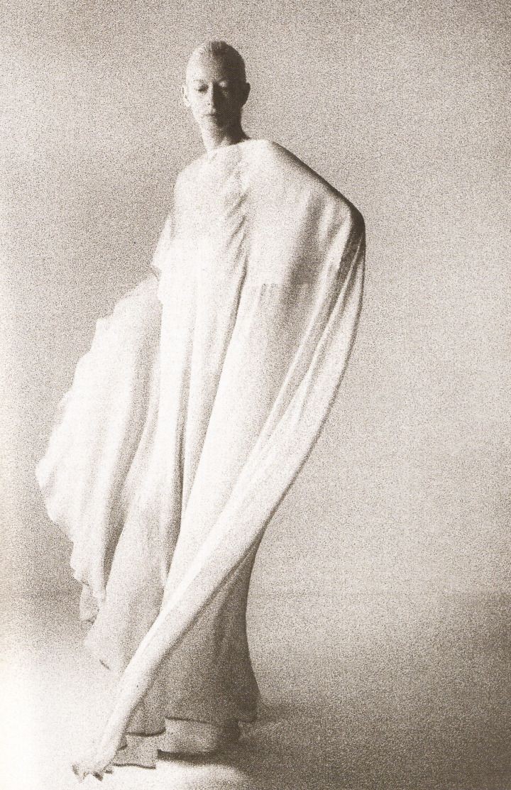 Tilda Swinton wears Haider Ackermann for Vogue Paris, 2012. Photo by Jean-Baptiste Mondino.