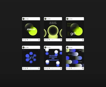 A cover of "social post design" cluster. The owner is nome.simpatico. The cluster consists of 29 elements.