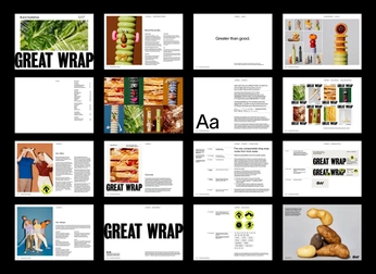 A cover of "Indesign Layouts" cluster. The owner is lauryn1. The cluster consists of 48 elements.