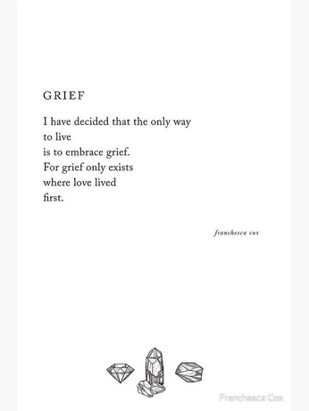 A cover of "Grief" cluster. The owner is healwithmandy. The cluster consists of 3 elements.