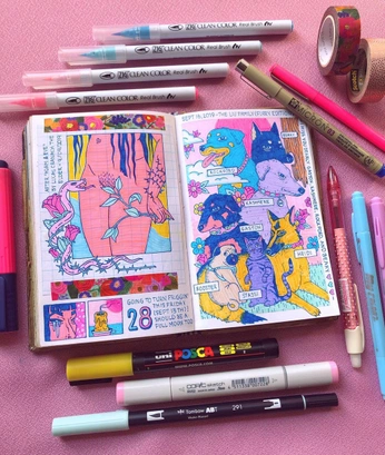 A cover of "Character Design Inspo" cluster. The owner is artsyreyes. The cluster consists of 64 elements.