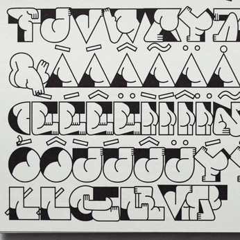 A cover of "modular typography" cluster. The owner is beatrizribeiro. The cluster consists of 6 elements.