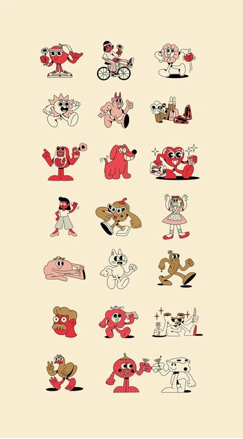 A cover of "Illustration Styles" cluster. The owner is brickothy. The cluster consists of 2 elements.