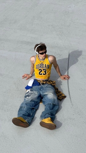 A cover of "Y2K/Streetwear" cluster. The owner is elysianwaves. The cluster consists of 32 elements.