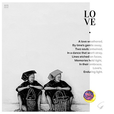An article "Love" added by les01 on Jun 08, 2023. May present: font, chair, hat, human behavior.