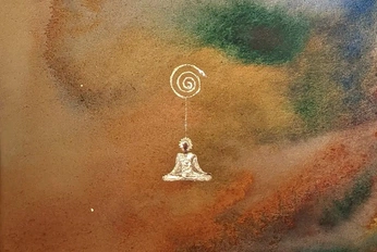 A cover of "Meditative Memes" cluster. The owner is malhar. The cluster consists of 104 elements.