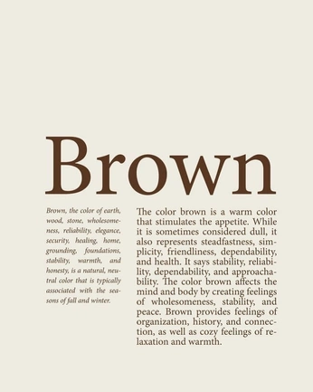 A cover of "Brown" cluster. The owner is ariienzo. The cluster consists of 4 elements.