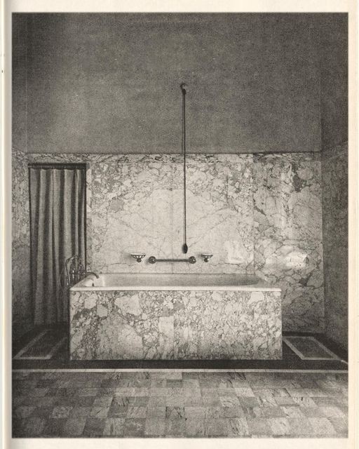 Bathroom designed by Otto Bauer in 1924.