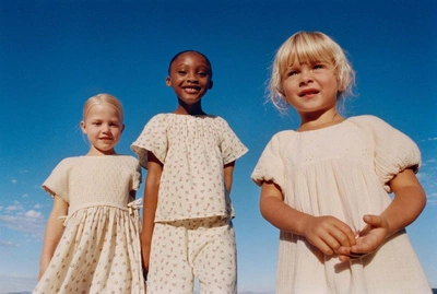 An Instagram  post added on Mar 06, 2024. The author is @zarakids. May present: standing, t-shirt, shirt, dress, zara.