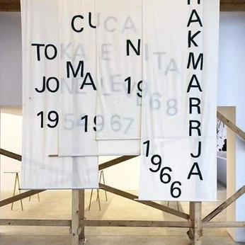 A cover of "Exhibition & Display" cluster. The owner is emmacrimaldi. The cluster consists of 75 elements.