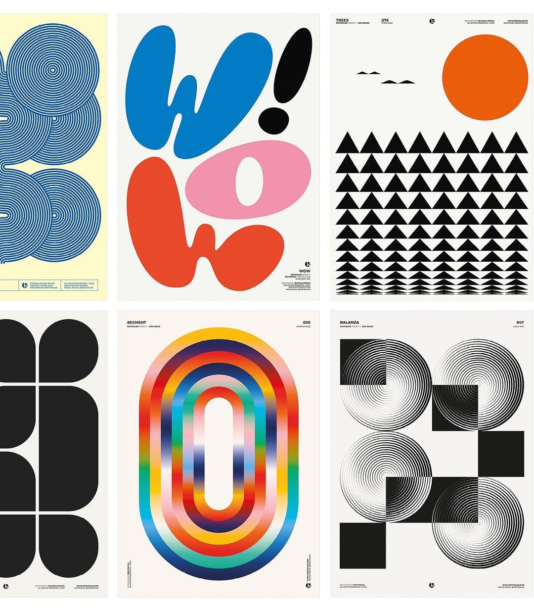 An Instagram  post added on Jan 25, 2024. The author is @posterlad. May present: graphic design, design, poster, posterlad, colorfulness.