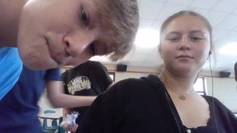 A cover of "my school 7-8th" cluster. The owner is fein.2000. The cluster description is "nah I look bad anyways!!🤣". The cluster consists of 96 elements.