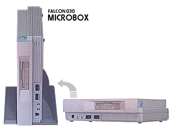 The Atari Falcon 030 Microbox, a 1993 computer prototype that inspired the design of the Sony PlayStation 2.