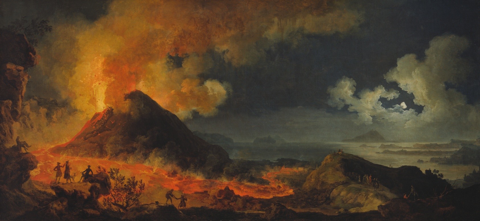 An image added by cosmos on Jul 20, 2024. May present: eruption of vesuvius painting, mount vesuvius, the art institute of chicago, the eruption of vesuvius, painting.