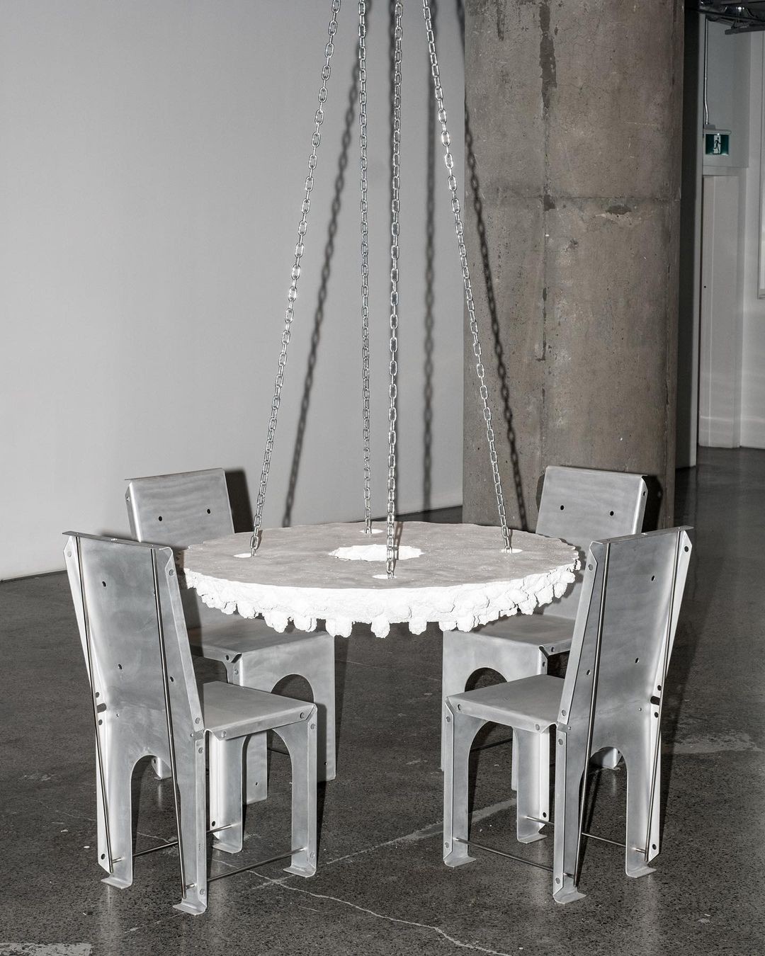 Concrete Table Sans Legs (2023), from the Trade Show series.