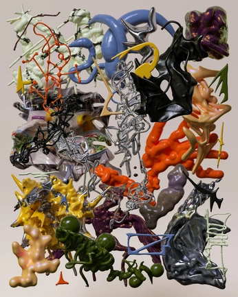 A cover of "Forms" cluster. The owner is arorva. The cluster consists of 18 elements.