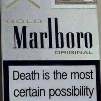 A cover of "Death by Marlboro" cluster. The owner is phiiliii. The cluster consists of 54 elements.
