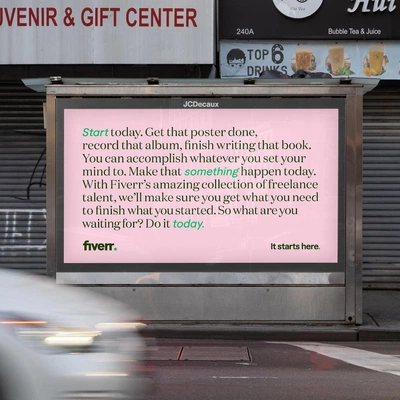 An Instagram  post added on Jan 23, 2024. The author is @studiokoto. May present: billboard, motor vehicle, font, gas, display device.