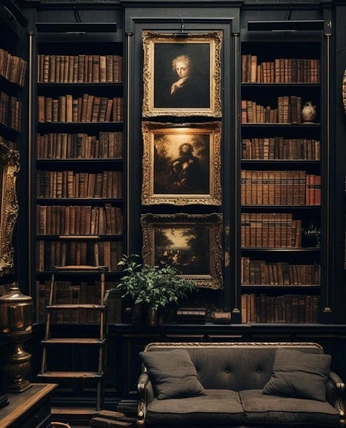 A cover of "Dark academia" cluster. The owner is summerlaf. The cluster consists of 12 elements.