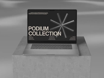 A cover of "Animated Mockups" cluster. The owner is mohammedyarroum. The cluster description is "Animated Mockups from www.bakedgraphics.com". The cluster consists of 16 elements.