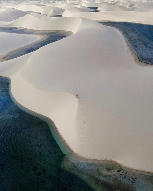 The Lençóis Maranhenses National Park in Brazil. Photo by BIEL & BRU.