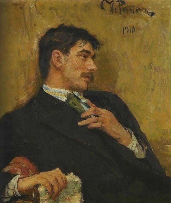 Portrait of Korney Chukovsky (1910) by Ilya Repin.