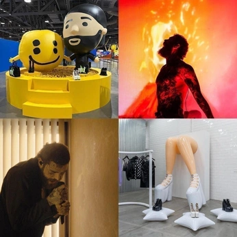 A cover of "lit shops" cluster. The owner is liamtrumble. The cluster description is "Cool agenceies & creative houses". The cluster consists of 33 elements.