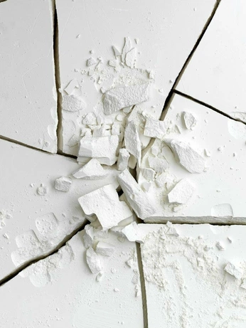 A cover of "破舊之美" cluster. The owner is yanjing. The cluster description is "建築的斑駁與破舊的裂痕，帶出一種懷舊的復古滋味。". The cluster consists of 124 elements.