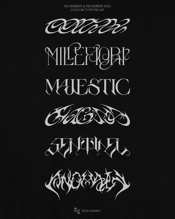 A cover of "typography" cluster. The owner is faustian. The cluster consists of 2 elements.