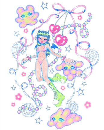 A cover of "Random cute thangs" cluster. The owner is lendomingo. The cluster consists of 2 elements.