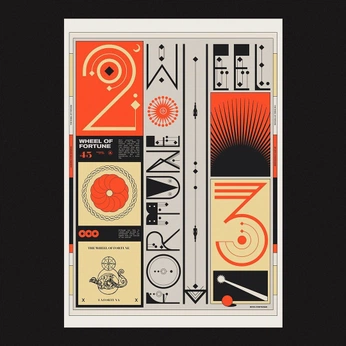 A cover of "Poster Design" cluster. The owner is zaboomafoo.psyop. The cluster consists of 23 elements.