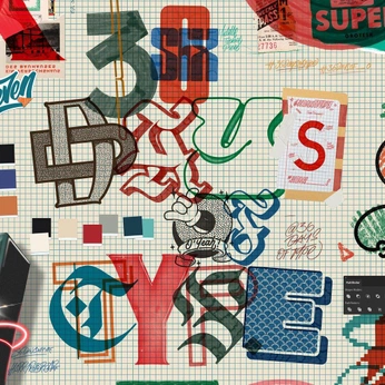 A cover of "Type Candy" cluster. The owner is brand.witch. The cluster consists of 5 elements.