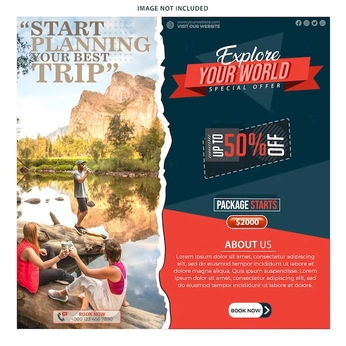 A cover of "Travel post" cluster. The owner is msdesign.club. The cluster consists of 7 elements.