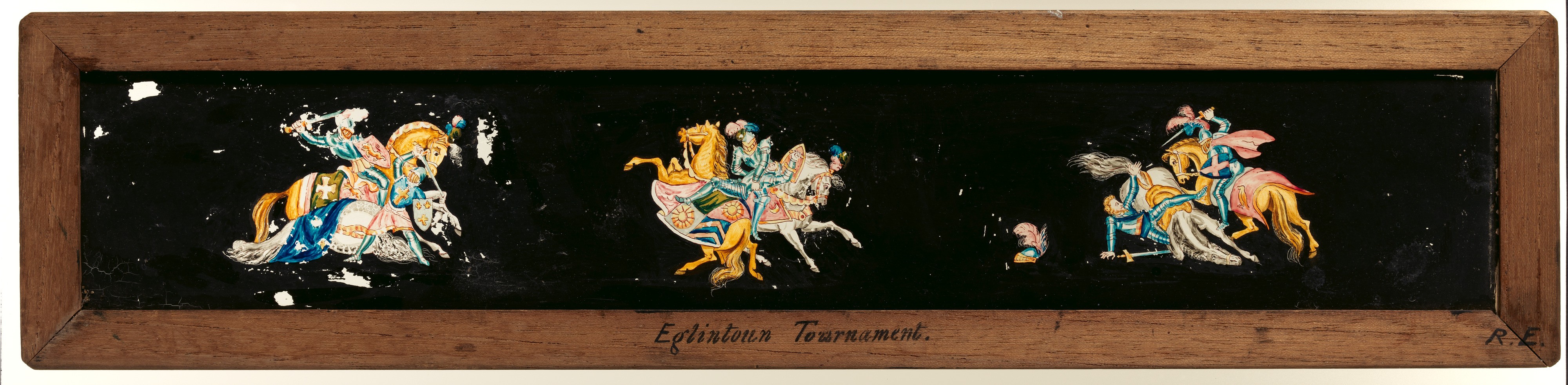 Eglinton Tournament Magic Lantern Slide